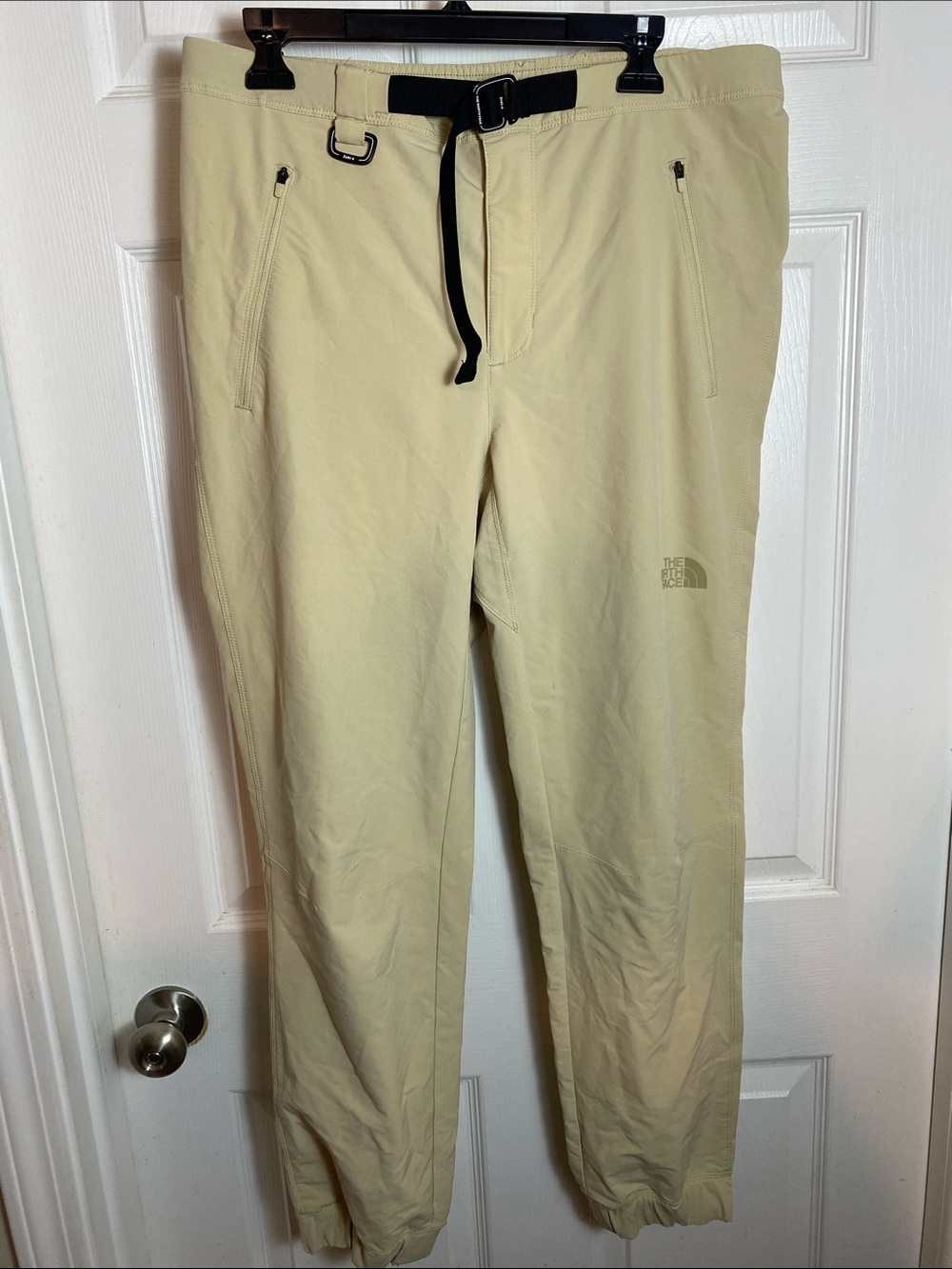 The North Face Men's Light Tan Paramount Stretch Jogger Pants Hiking